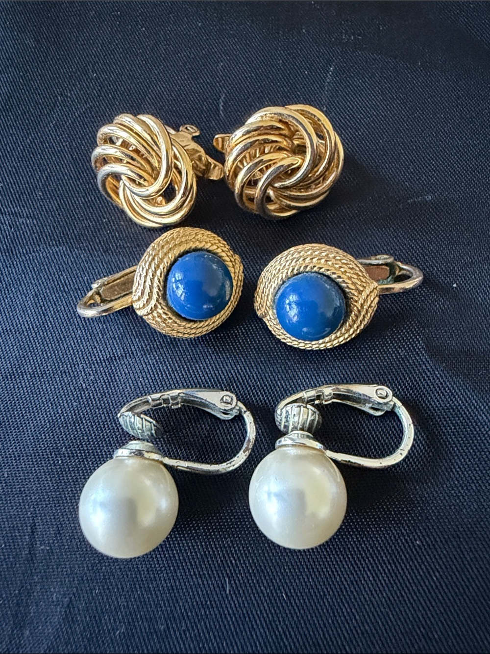Clip Earrings 3pair